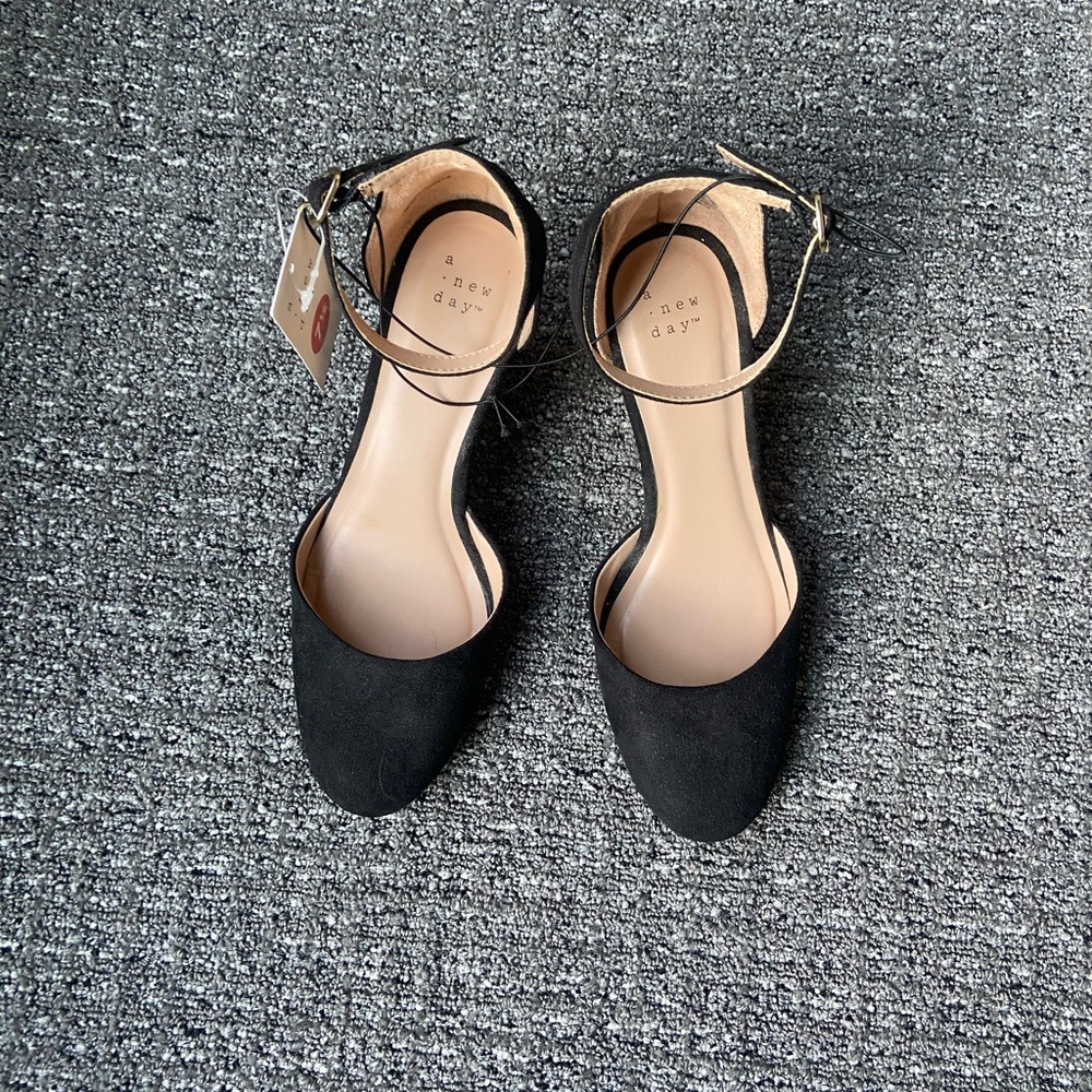 Black Mary Jane wedges